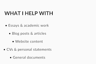 proofread and edit your SEO blog posts and articles