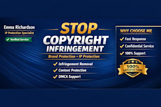 remove copyright infringement and provide brand protection and IP protection