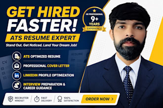 write ats resume, CV, cover letter and optimize linkedin pro