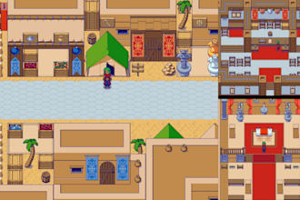 design pixel art sprites, tilesets, characters and game assets for indie games