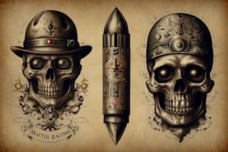 old school tattoo illustrations