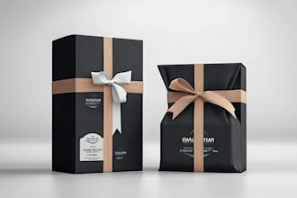 design custom packaging illustration