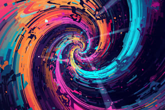 abstract painting art or color abstract art