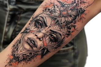design professional creative tattoo design
