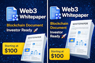 create web3 project roadmap, tokenomics and business plan