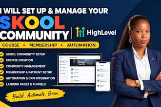 skool credit repair skool community gohighlevel course ghl membership automation