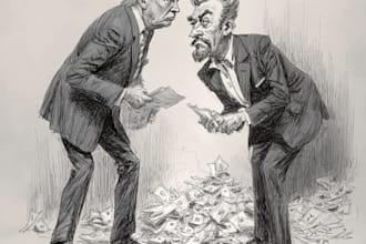 create digital political cartoon for political cartoon