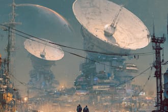 draw high quality spaceship concept