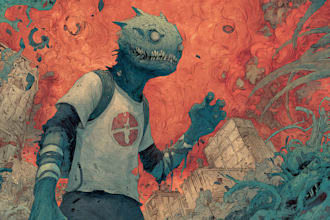 design comic characters, superheroes, and scenes