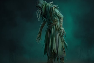 create unique horror fantasy character designs and monsters