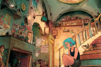 create comic book and custom illustrations