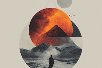 design album cover or music cover artwork