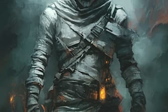 draw horror and dark fantasy illustrations