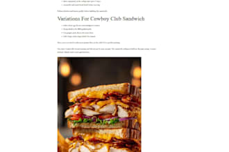 write SEO optimized blog posts and recipes with pinterest images
