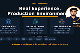 set up and configure your AWS cloud infrastructure