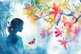 do a watercolor illustration