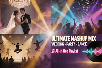 make a seamless dj mix mashup for wedding, party, event
