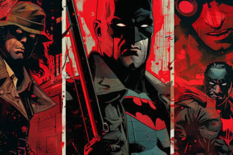 comic book illustration with comic book illustrator