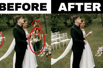 remove objects, remove people, or add person to photo realistically
