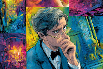 comic book illustration with comic book illustrator