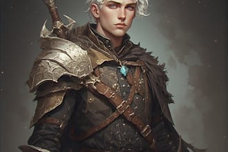 dnd character art fantasy character for dnd party