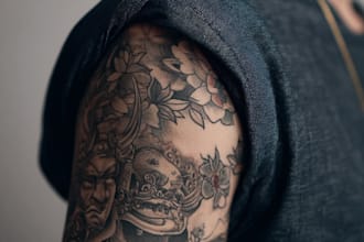 draw an oriental japanese tattoojapanese tattoo