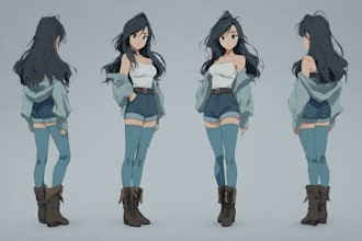 design a anime character