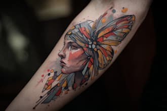 draw authentic traditional tattoo designs with vintage