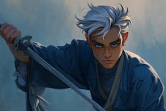 draw character or fan art commissions
