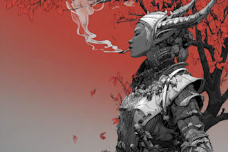 draw your fantasy character illustration