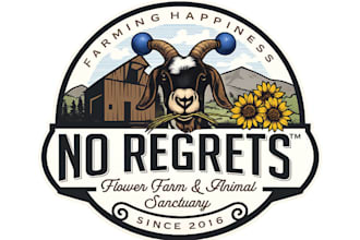 design a rustic family farm logo for your brand