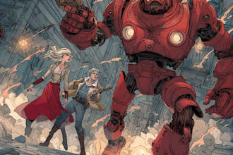comic book illustration with comic book illustrator