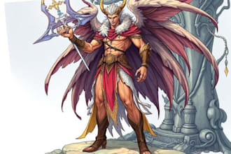 fantasy character art and fantasy character art