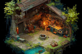 2d game mobile art