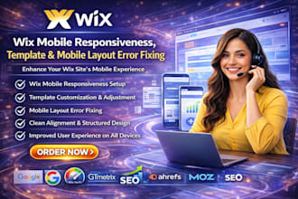 do wix mobile responsiveness wix template mobile layout optimazatio error fixing