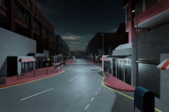 design custom roblox game map environment city low poly roblox map builder