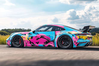 create professional car wrap , vehicle wrap