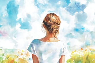 design a watercolor illustration