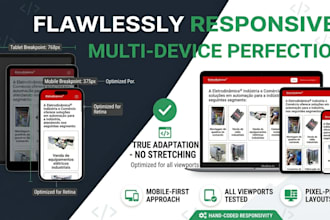 convert figma to html, xd to html, psd to html responsive bootstrap5