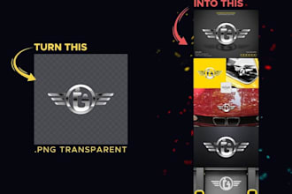 create modern car, auto repair, and transport logo