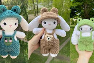 custom plush cute plush toy amigurumi crochet pattern plush toys stuffed animals