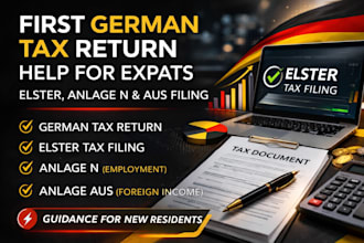 assist first tax return german expat elster anlage n aus filing help