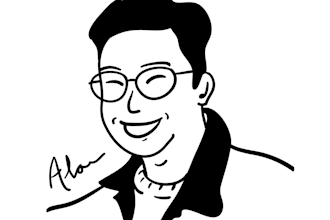 do digital illustration photo profile with my style