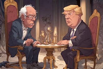 create digital political cartoon for political cartoon