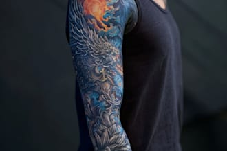 design original tattoo sleeve