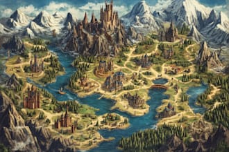 do map illustration map design fantasy map maker