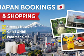 secure japan reservations, museum tickets and personal shopper services