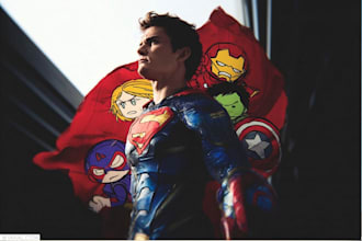 draw you as an amazing superhero