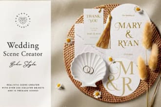 design bespoke wedding invitation, rsvp, save the date and bridal shower card