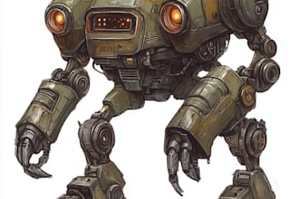 high quality robot, mecha concepts